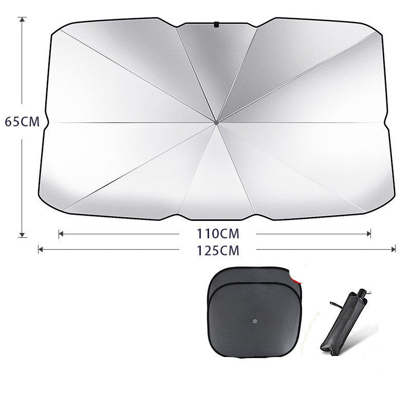 Parasol Plegable para el coche - En 2 minutos haz que tu coche este protegido del sol.