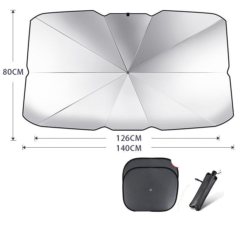Parasol Plegable para el coche - En 2 minutos haz que tu coche este protegido del sol.