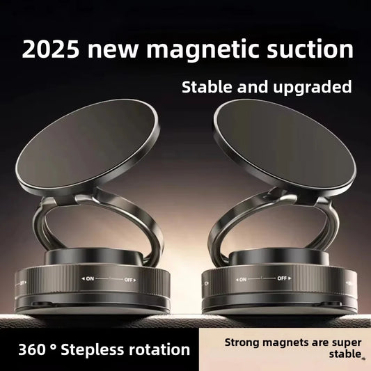 360° Rotating Magnetic Phone Holder, Foldable & Retractable, Universal Compatibility for iPhone 16/15/14/13/12, ABS Material ﻿
